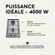 BELDEKO - Plaque Gaz 2 feux Inox - 3000W - Encastrable - Gaz ville et bouteille