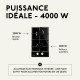 BELDEKO - Plaque de cuisson Gaz verre noir 2 feux - 4000W - Gaz ville et bouteille
