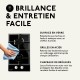 BELDEKO - Plaque de cuisson Gaz verre noir 2 feux - 4000W - Gaz ville et bouteille