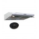 BELDEKO - Hotte Casquette / Visière 60 cm BLANCHE - 210 m3/h - 100 Watts - Filtre inclus