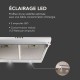 BELDEKO - Hotte Casquette / Visière 60 cm BLANCHE - 210 m3/h - 100 Watts - Filtre inclus
