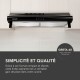 BELDEKO - Hotte Casquette / Visière 60 cm NOIR  210 m3/h - 100 Watts - Filtre inclus