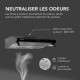 BELDEKO - Hotte Casquette / Visière 60 cm NOIR  210 m3/h - 100 Watts - Filtre inclus