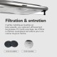 BELDEKO - Hotte Casquette / Visière 90 cm  INOX 420 m3/h