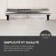 BELDEKO - Hotte Casquette / Visière 60 cm INOX  210 m3/h  2 Filtres à charbon