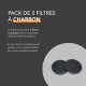 BELDEKO - Hotte Casquette / Visière 60 cm BLANC 210 m3/h  2 Filtres à charbon