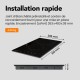 BELDEKO - Plaque Vitrocéramique 2 foyers 3000W - Minuteur, commande tactile