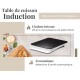 Plaque de cuisson Induction portable - 2000W - Réglage de température et puissance - Minuterie de 4h