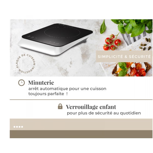 Plaque Induction Portable, plaque de cuisson à induction de 2000W