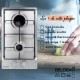 Plaque De Cuisson 2 ZONES / INOX - BELDEKO - GAZ BOUTEILLE