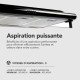 BELDEKO - Hotte Casquette / Visière 90 cm coloris noir  420 m3/h