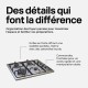 BELDEKO - Table de cuisson gaz - 4 feux inox encastrable