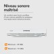 BELDEKO - Hotte Casquette / Visière RIVAGE 60 cm BLANC - 100W - 210 m3/h