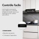 BELDEKO - Hotte Casquette / Visière RIVAGE 60 cm NOIR - 100W - 210 m3/h