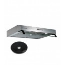 BELDEKO - Hotte Casquette / Visière RIVAGE 60 cm Inox - 100W - 210 m3/h