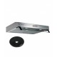 BELDEKO - Hotte Casquette / Visière RIVAGE 60 cm Inox - 100W - 210 m3/h