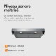 BELDEKO - Hotte Casquette / Visière RIVAGE 60 cm Inox - 100W - 210 m3/h