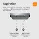 BELDEKO - Hotte Casquette / Visière RIVAGE 60 cm Inox - 100W - 210 m3/h