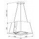 Hotte Ilot APODIS WH - Blanc