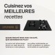 BELDEKO - Plaque de cuisson Gaz verre noir 3 zones - 5250 W - Gaz ville et bouteille - Grilles en fonte