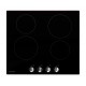 Table Vitrocéramique Manettes 4 Foyers - 6000W
