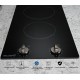 Plaque de Cuisson Vitrocéramique 2 Foyers Encastrable avec Boutons de contrôle – 3000W