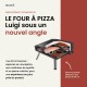 BELDEKO - Four à Pizza GAZ avec pierre tournante XL - LUIGI