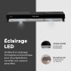 BELDEKO - Hotte casquette / visière Rivage 90 Cm - NOIR - Double moteur - 200W - 438 m3/h