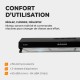 BELDEKO - Hotte casquette / visière Rivage 90 Cm - NOIR - Double moteur - 200W - 438 m3/h