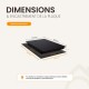 Plaque de cuisson à induction Domino encastrable - 2 foyers, 3600 W + 2 boosters pour une performance compacte