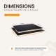 Plaque induction encastrable 4 foyers, 8100 W, slider tactile et minuteurs