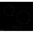 Plaque de cuisson à induction 3500W – Taille standard 59x52 cm avec seulement 2 foyers - minuteur - 3500 W