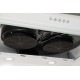 Hotte Casquette 60 cm Blanche – Double moteur 203 Watts  - 435 m³/h