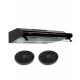 Hotte Casquette 60 cm Noir – Double moteur 200 Watts  - 435 m3/h