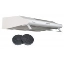 HOTTE CASQUETTE / VISIERE DOUBLE MOTEURS 60 CM - BLANCHE | BELDEKO